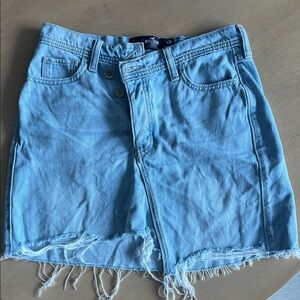 Hollister Sky Blue Denim Skirt
